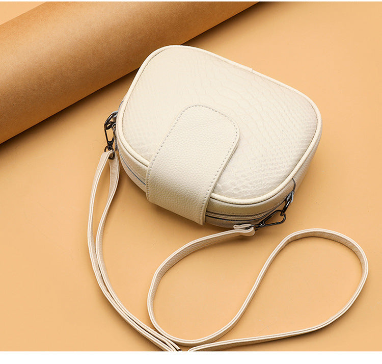 2023 New Women's Genuine Leather Crocodile-Pattern Crossbody Bag