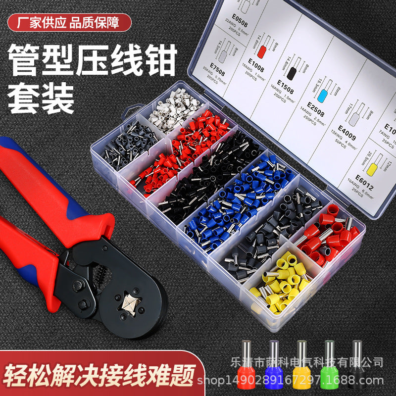 HSC86-4A Professional Crimp Tool Kit with 1200 Pieces