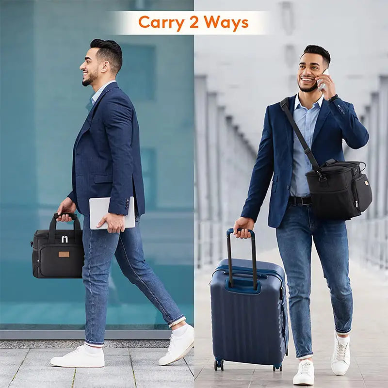 Insulated Lunch Bag, Large Capacity for Work & Picnics