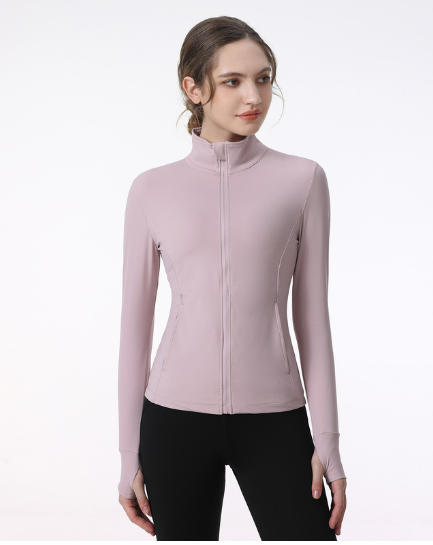 Ladies' Athletic Zip Jacket for Yoga and Running