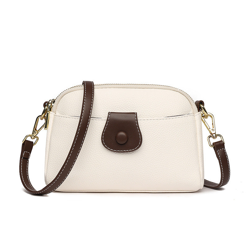 Trendy Dual-Layer Mini Shoulder Bag for Women