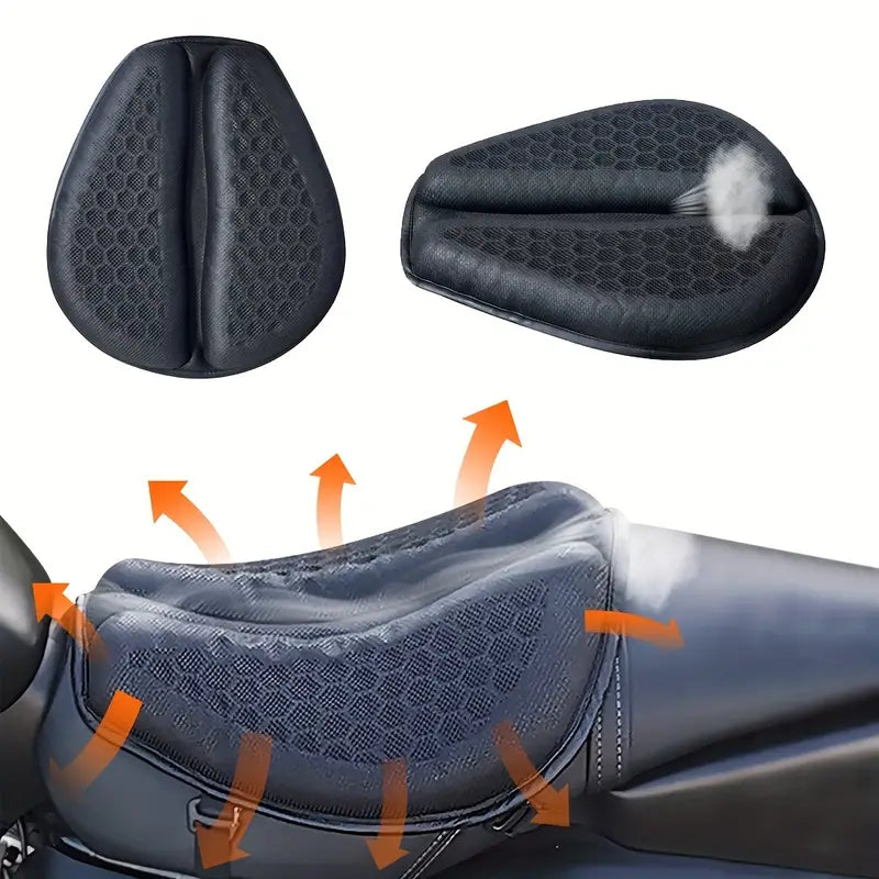 Honeycomb Gel Motorcycle Seat Pad