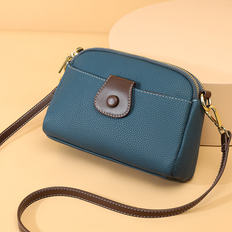Trendy Dual-Layer Mini Shoulder Bag for Women