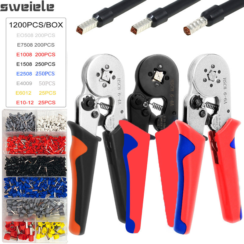 HSC86-4A Professional Crimp Tool Kit with 1200 Pieces
