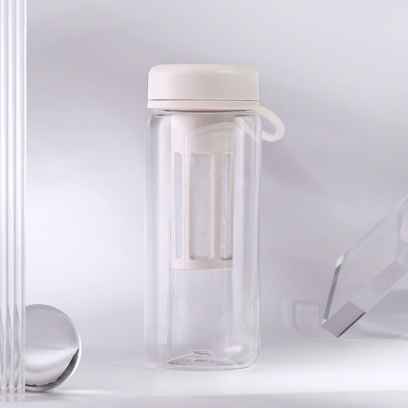 Hybrid Fitness Water Bottle with Tea Compartment