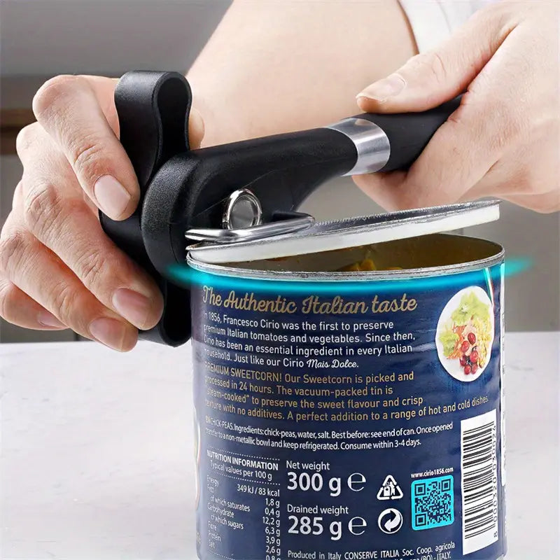 Sleek Single-Handle Can Opener