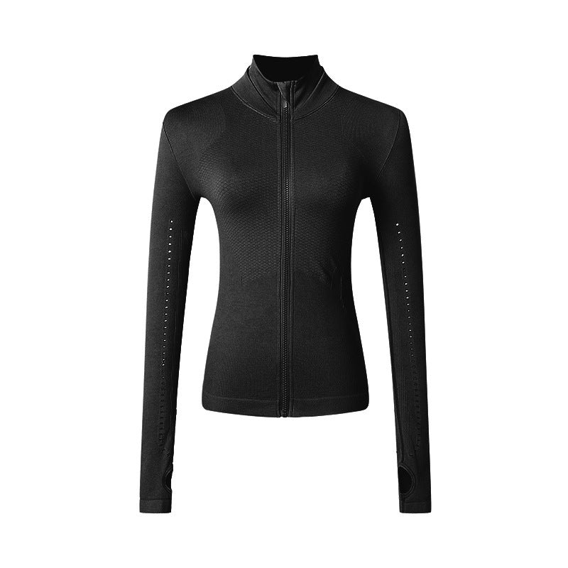 Ladies' Athletic Zip Jacket for Yoga and Running