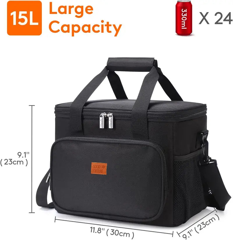 Insulated Lunch Bag, Large Capacity for Work & Picnics