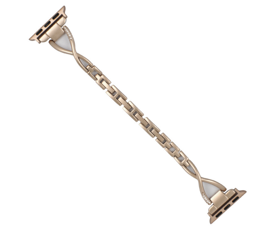 Diamond X-Type Steel Watch Strap for Apple