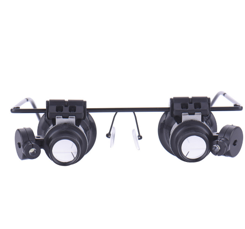 LED Magnifying Glasses with 20x Zoom for Repair