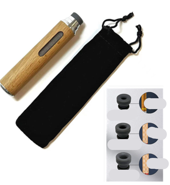 Portable Car Ashtray with Storage Bag and Silicone Head
