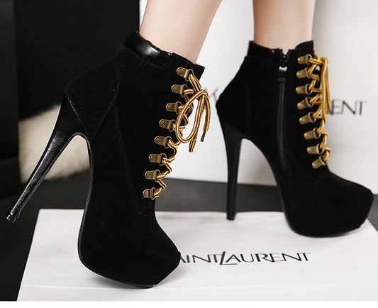 Chic Cross-Strap Stilettos