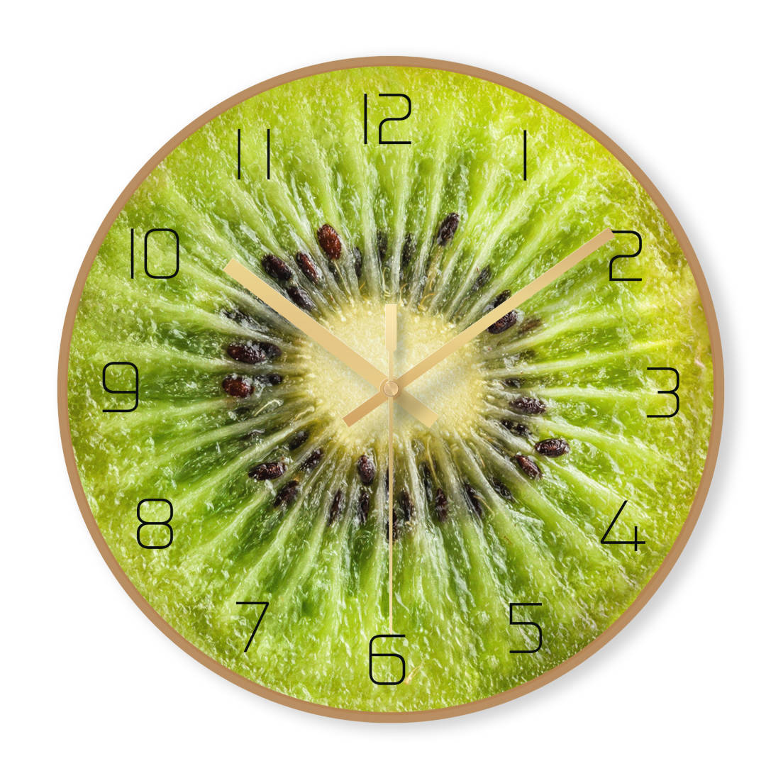 12-Inch Fruit Wall Clock - Stylish and Silent Design