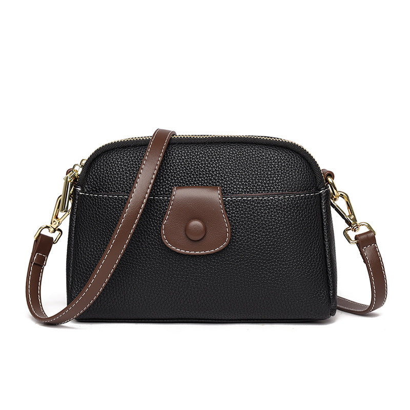Trendy Dual-Layer Mini Shoulder Bag for Women