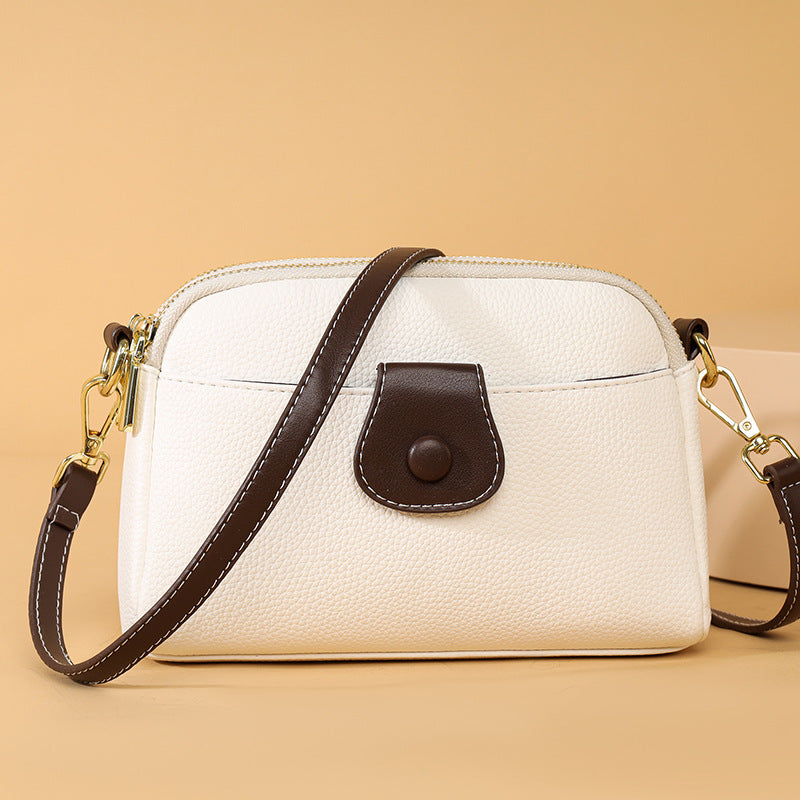 Trendy Dual-Layer Mini Shoulder Bag for Women