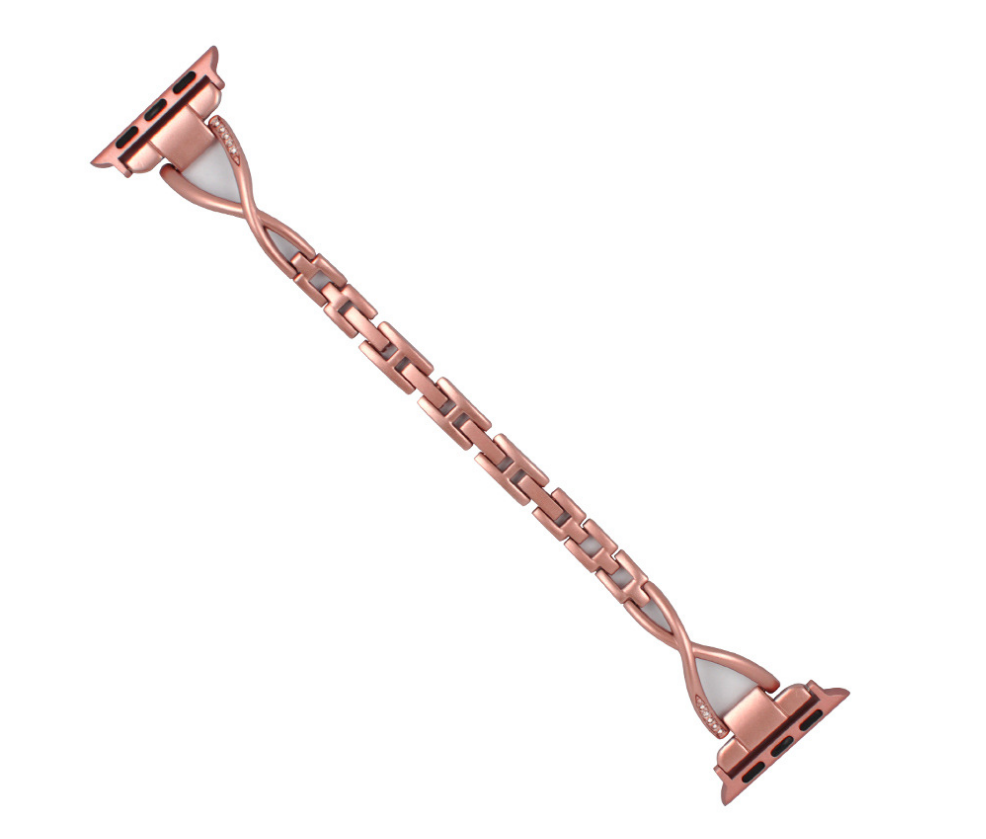 Diamond X-Type Steel Watch Strap for Apple