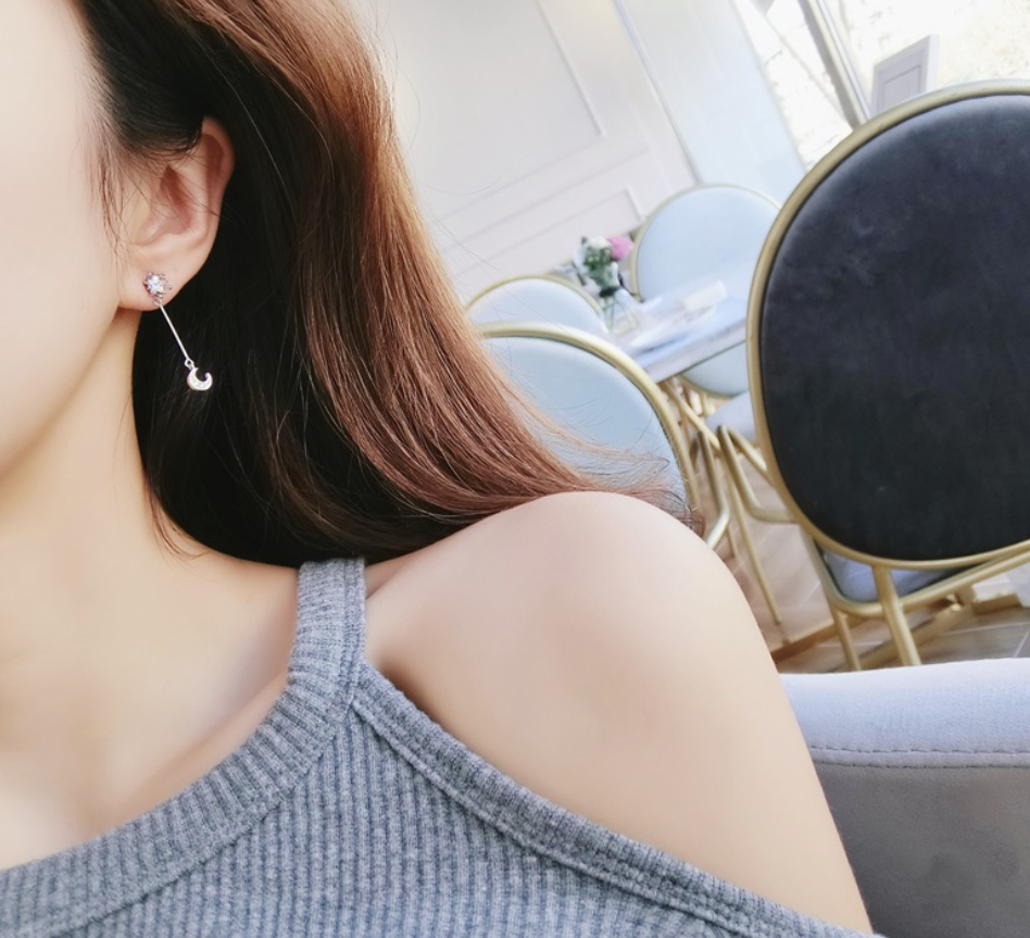 Stellar Charm Asymmetrical Earrings