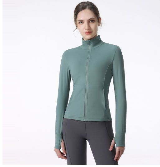 Ladies' Athletic Zip Jacket for Yoga and Running