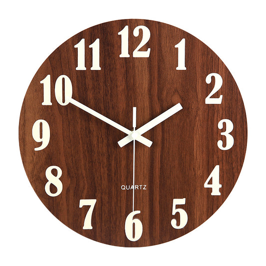 Silent Luminous Wall Clock - Modern Nordic Design