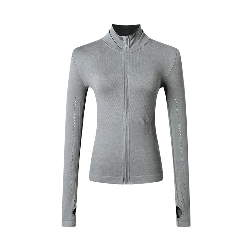 Ladies' Athletic Zip Jacket for Yoga and Running
