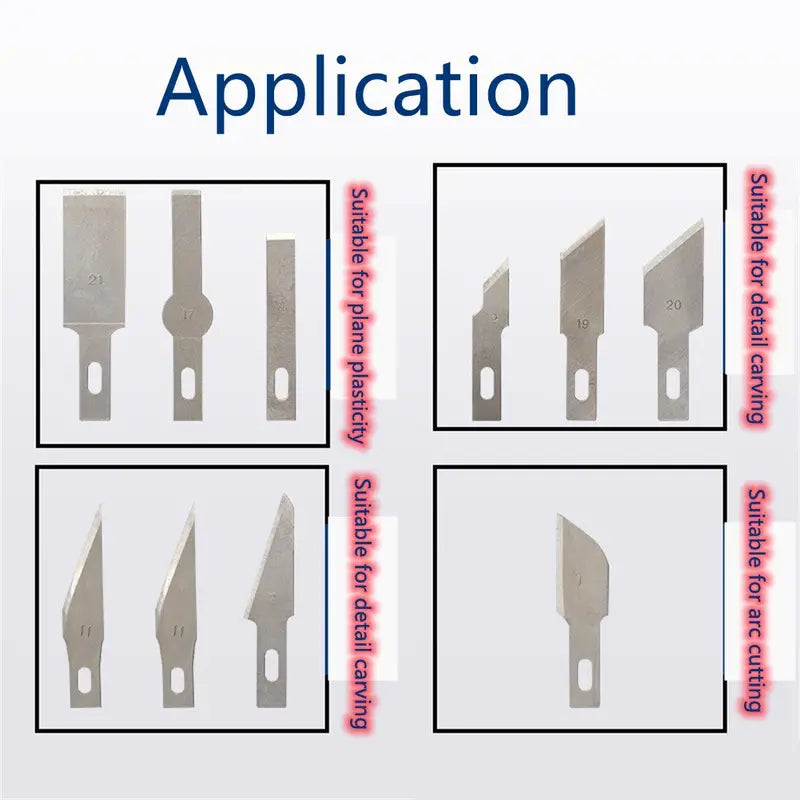 13-Piece Carving Knife Set for Precision Crafting