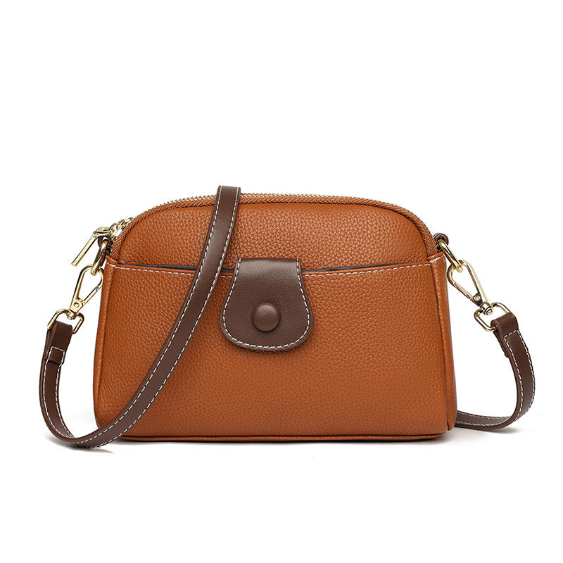 Trendy Dual-Layer Mini Shoulder Bag for Women