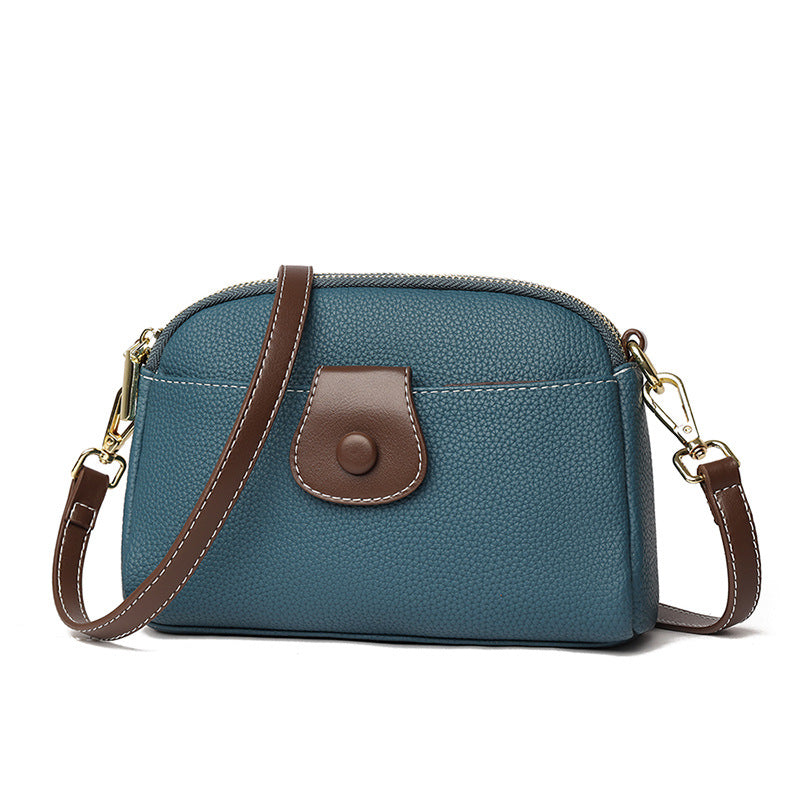 Trendy Dual-Layer Mini Shoulder Bag for Women