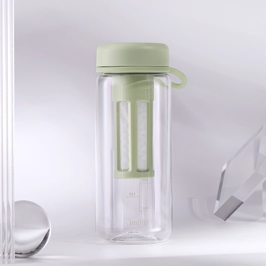 Hybrid Fitness Water Bottle with Tea Compartment