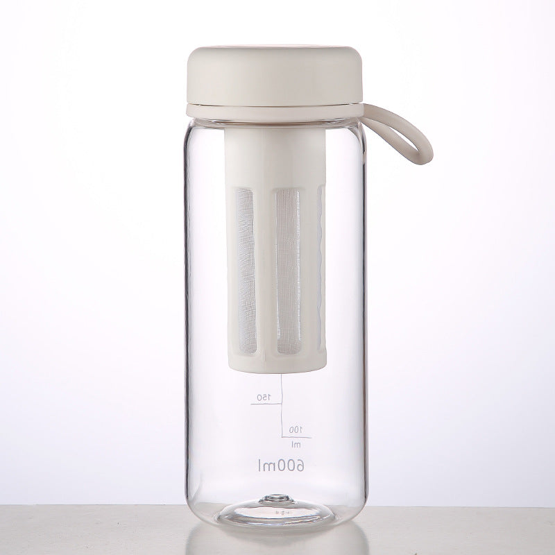 Hybrid Fitness Water Bottle with Tea Compartment