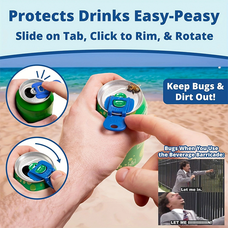 Compact Soda Can and Bottle Opener