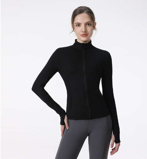 Ladies' Athletic Zip Jacket for Yoga and Running